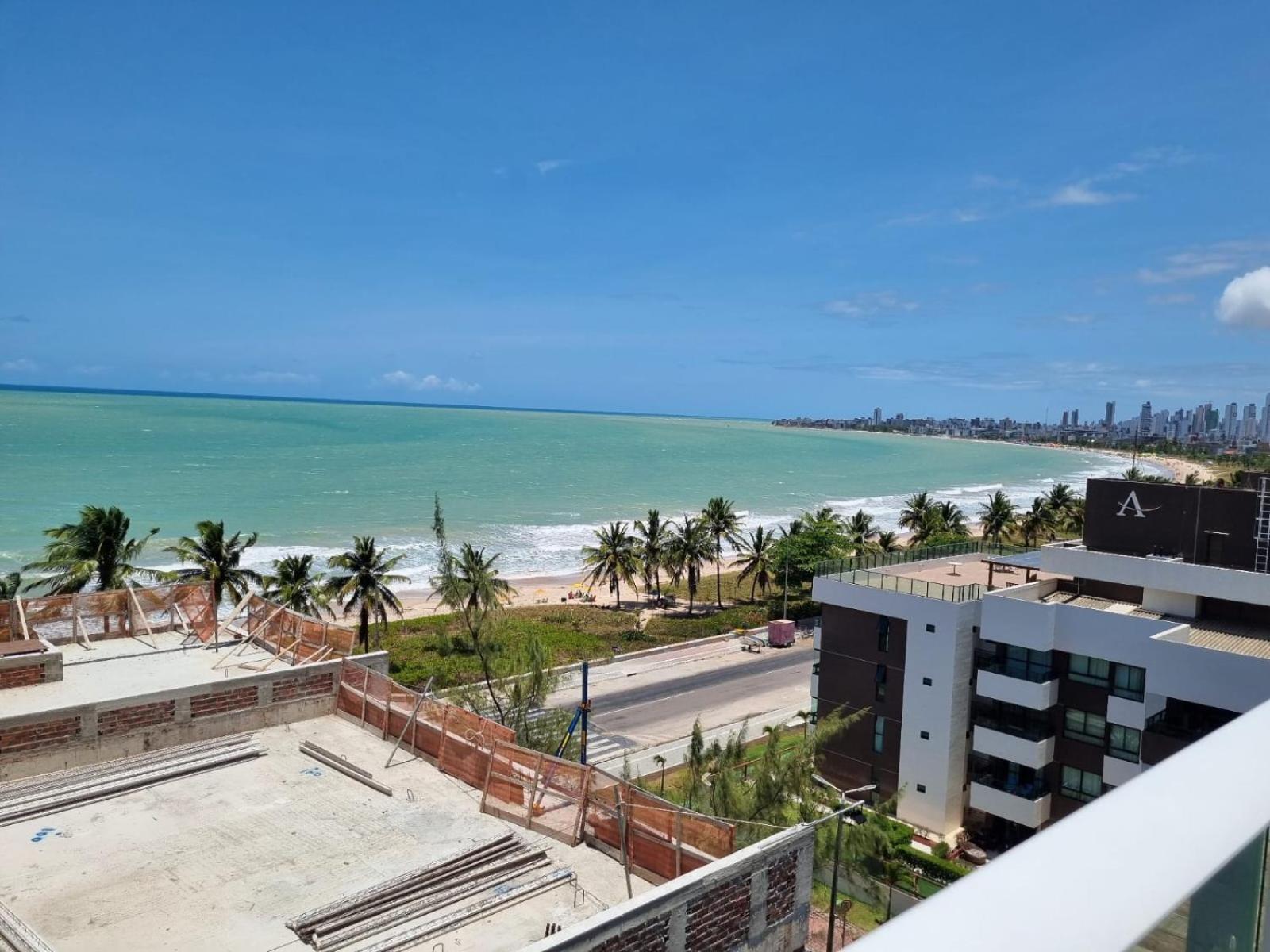 Confortavel Flat Com Piscina De Borda Infinita Na Cobertura Cabedelo Extérieur photo