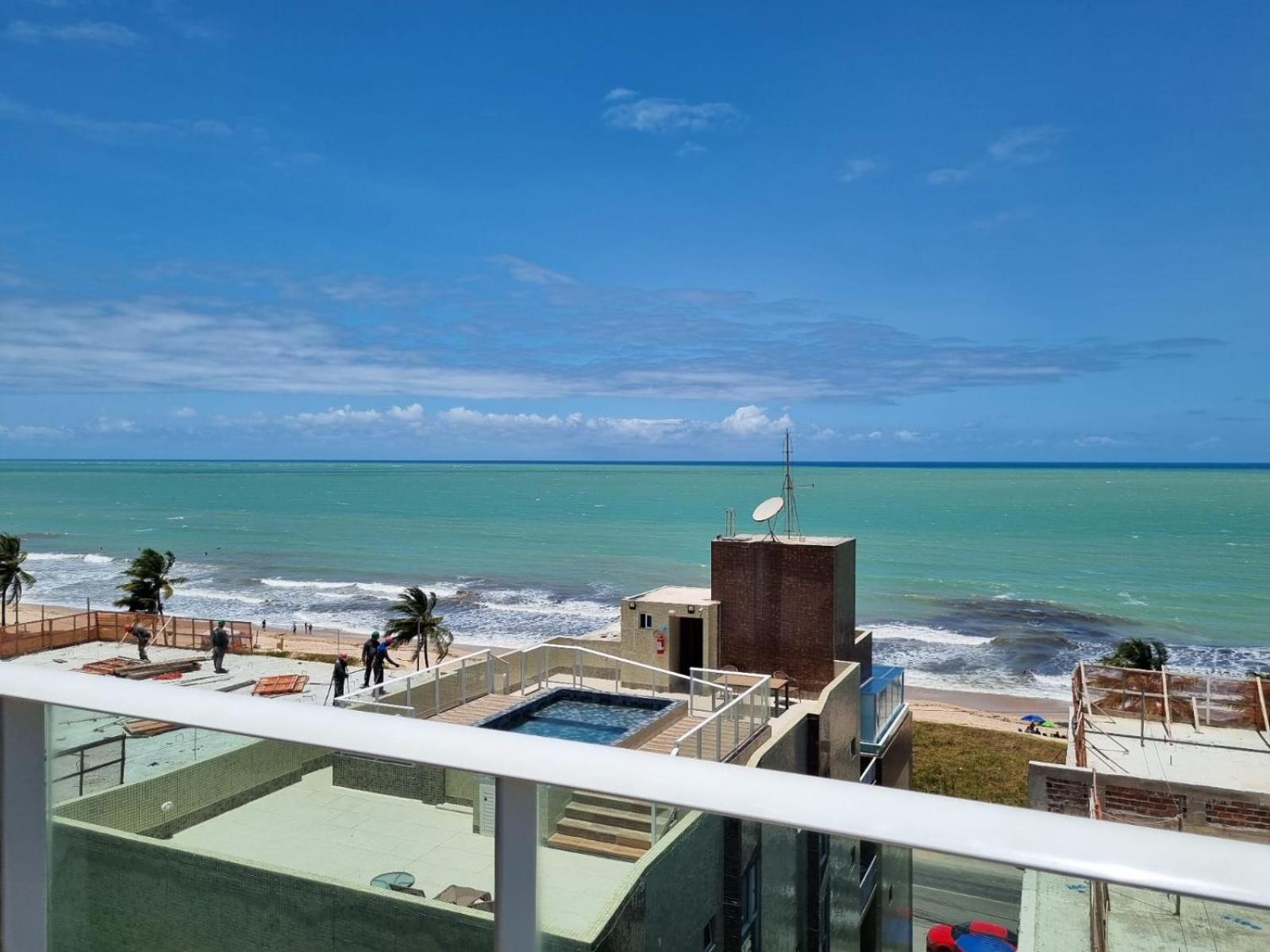 Confortavel Flat Com Piscina De Borda Infinita Na Cobertura Cabedelo Extérieur photo